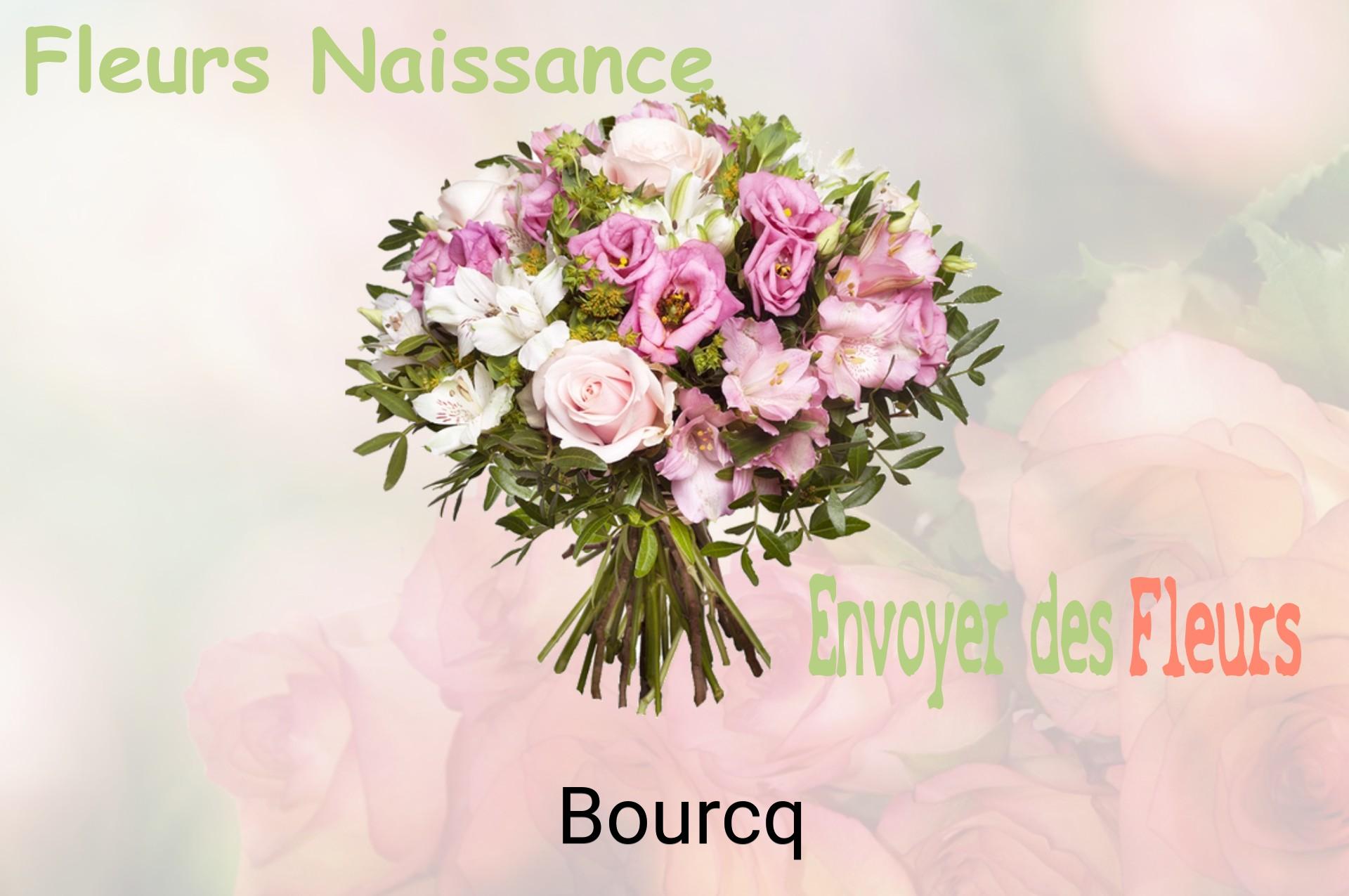 Bouquet de fleurs de naissance livré à Bourcq